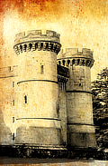 Brancepeth Castle - gate towers