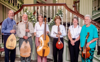 7th September 2003 - Founder members of the Lachrimae Consort at Middleton Hall, near Tamworth, Staffordshire, UK