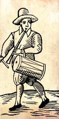 A piper/drummer from 1600